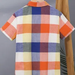 LUVITUS Boys Multi Colored Set Of 2 Polycotton Printed Casual Shirt image 2