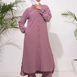 SANASH Collections Shirt Collar Tunic With Trouser Co-Ords-picture-10