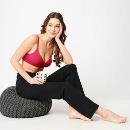 Libertina Pack Of 2 Cotton Full Coverage Non Padded Bra image 4