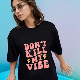 Slenor Typography Printed Cotton T-shirt-image-52