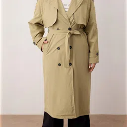 Trendyol Women Double Breasted Notched Collar Overcoat image 3