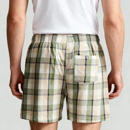 Thomas Scott Pack Of 3 Men Printed Inner Elastic Cotton Boxers with Pockets image 2