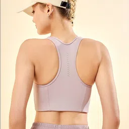 LULU & SKY Women Medium Coverage Non Padded Racerback Sports Bra image 4
