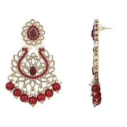 I Jewels Floral Drop Earrings image 3