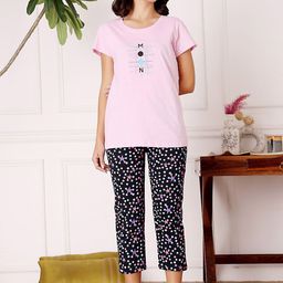Bodycare Women Printed Pure Cotton Night suit-picture-37