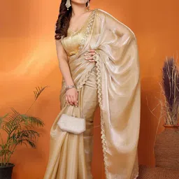 Anouk Beads and Stones Organza Saree image 3