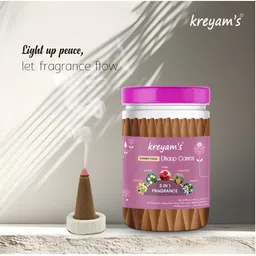 kreyam's Brown Incense Dhoop Cones image 3