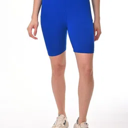 Fly Birds Pack Of 2 Women Viscose Blend Solid Yoga Shorts-picture-12