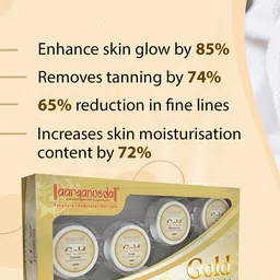 Aryanveda 6 Step Gold Spa Facial for Luster Glow - 210g image 3