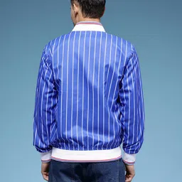 HERE&NOW Striped Bomber Jacket image 5
