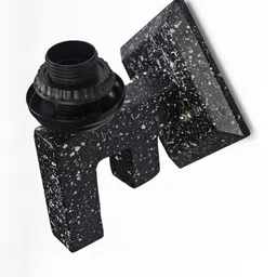 1ST TIME Blue & White Glass Printed Cylinder Shaped Wall Lamp image 5