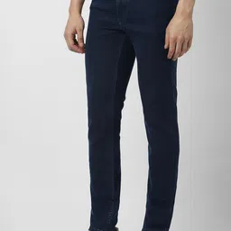 VAN HEUSEN DENIM LABS Men Slim Fit Mid-Rise Clean Look No Fade Jeans image 3