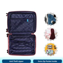 Polo Class Unisex Hard Sided Cabin Trolley Bag image 5