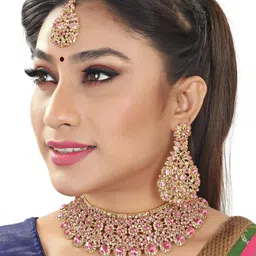 VATSALYA creation Women Gold-Plated Jewellery Set-picture-16