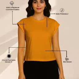 FBAR Pack Of 2 Round Neck Cotton Regular Fit T-shirts image 2