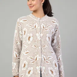 Duke Women Floral Printed Cardigan-picture-37