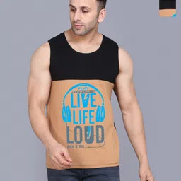 SLOWLORIS Men 2 Printed Raw Edge Slim Fit T-shirt-image-52