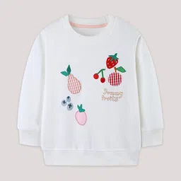 LULU & SKY Girls Embroidered Sweatshirt image 2