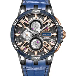 BENTLEY Men Dial & Leather Straps Analogue Multi Function Watch BL-40-03-picture-30