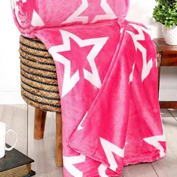 REALDREAM Pink Floral Mild Winter 300 GSM Single Bed Dohar-image-2