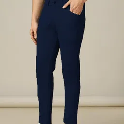 SZN Men Mid-Rise Trousers image 2