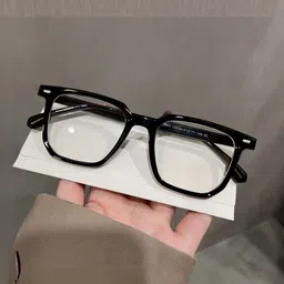 HAYDEN haiza Unisex Black Lens & Black Square Sunglasses with-image-56