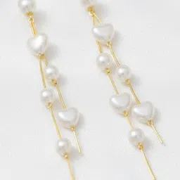 DIVASTRI Heart Shaped Drop Earrings image 5