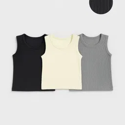 Sportking Kids Pack of 3 Round Neck Thermal Tops-picture-27