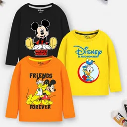 Disney By Miss and Chief Boys 3 Printed Applique T-shirt-picture-36