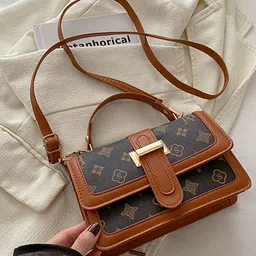 LULU & SKY PU Structured Handheld Bag image 4