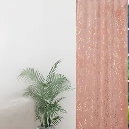 GEET CREATIONS Pink Floral Window Curtain-picture-34