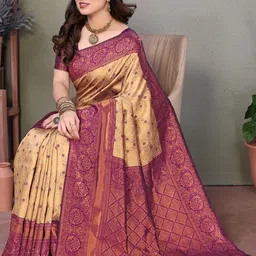 AVANTIKA FASHION Ethnic Motifs Woven Design Zari Kanjeevaram Saree image 3