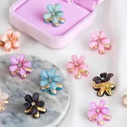 MATRA Women Set of 12 Flower Clips image 4