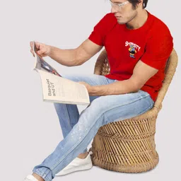 Greylongg Men Graphic Printed Round Neck Cotton T-shirt image 5