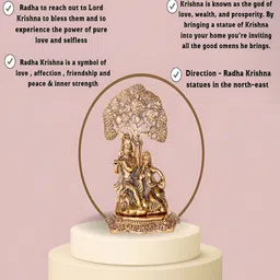 INTERNATIONAL GIFT Copper-Toned Religious Figurine Showpiece image 4