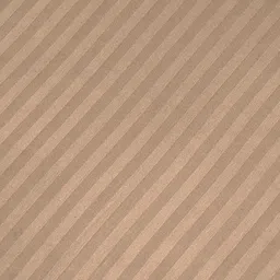 MARK HOME Khaki Striped Cotton 210 TC King Bedsheet with 2 Pillow Covers-2.74 m x 2.74 m image 5