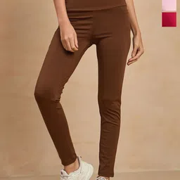 COLOR CAPITAL Women Pack of 3 Skin Fit Antimicrobial Tights-image-15