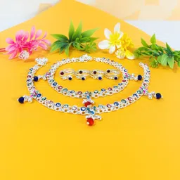AamNa Enterprises Stone-Studded & Beaded Jewellery Set-picture-15