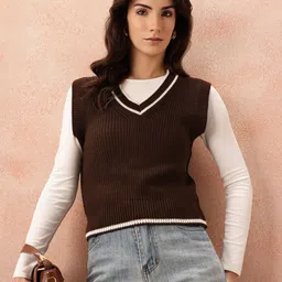 all about you Ribbed Crop Sweater Vest-picture-18