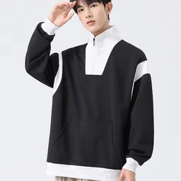 StyleCast x Revolte Men Colourblocked Sweatshirt image 4