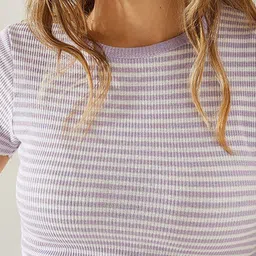 BIANCO LUCCI Striped Cotton Top image 4
