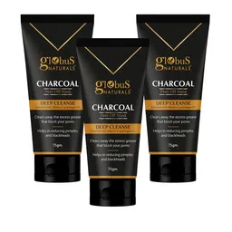 Globus naturals  Set Of 3 Charcoal Peel Off Mask With Vitamin E & Argan Oil - 75g Each-picture-31