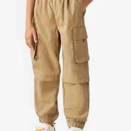 Juniors by Babyshop Boys Regular Fit Cotton Jogger Trouser-picture-20