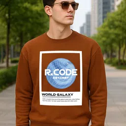R.Code by The Roadster Life Co. Men Printed Sweatshirt-picture-20