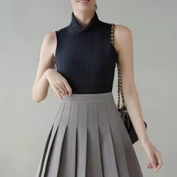 StyleCast Women Pleated A-Line Mini Skirt image 1