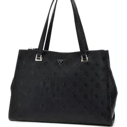 GUESS Women Textured Structured Cut Work Shoulder Bag image 3