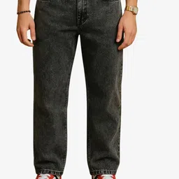 Playfeel Men Jean Boyfriend Fit Mid-Rise Stretchable Jeans-image-77