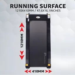 PowerMax Fitness TD-N1 4HP Peak Motorised Foldable Treadmill image 2