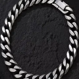 Jewelgenics Men Silver-Toned Alloy Bracelet-picture-11