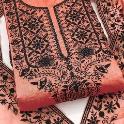 Altecia Embroidered Unstitched Dress Material image 2